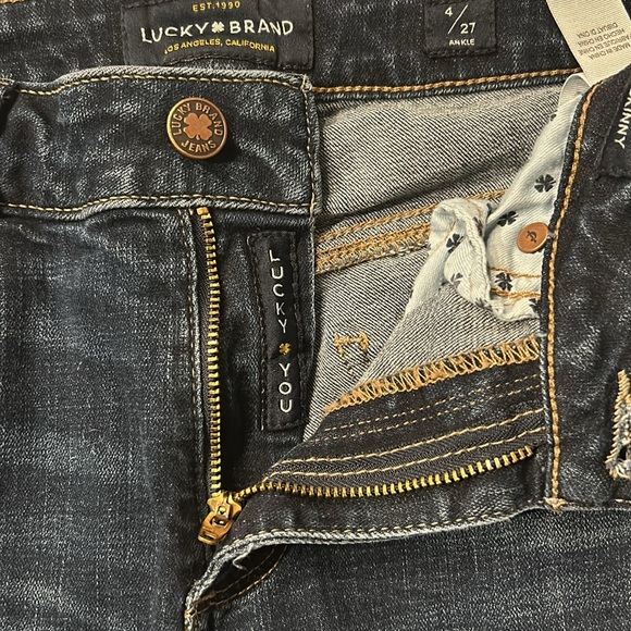 Lucky Brand Sasha Super Skinny Jeans Size 4 27 Ankle - Picture 5 of 12